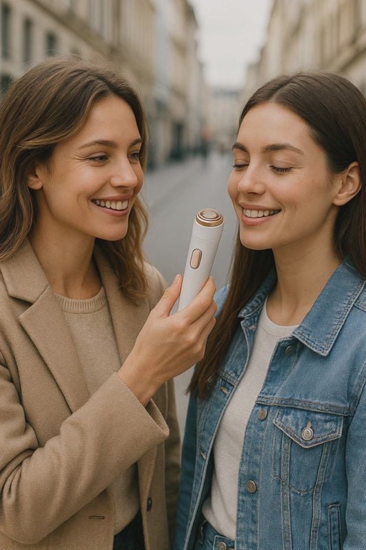 Depiladora facial de precisión indolora